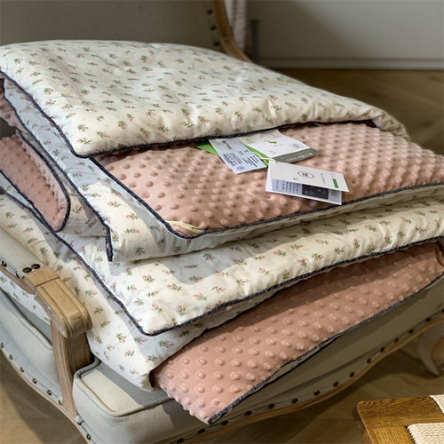 Korean goose beanie quilt double beanie quilt spring and autumn quilt core thickened air conditioning quilt soybean quilt 100% cotton machine washable quilt