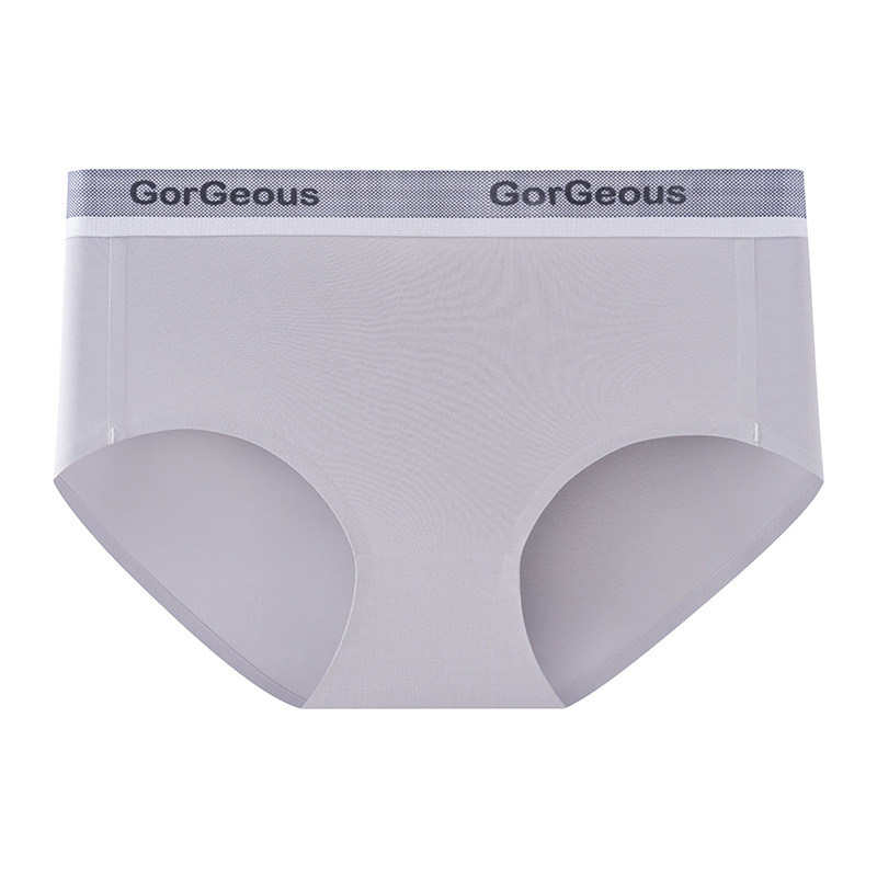 Ropa interior femenina modal desnuda para mujer 7A entrepierna de algodón antibacteriano para niña sin costuras pantalones cortos triangulares transpirables de cintura media al por mayor image 11