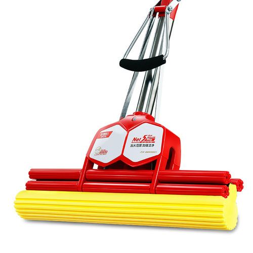 [Good Wife-38cm collodion mop] Stainless steel bar extra large absorbent mop sponge double roller collodion mop