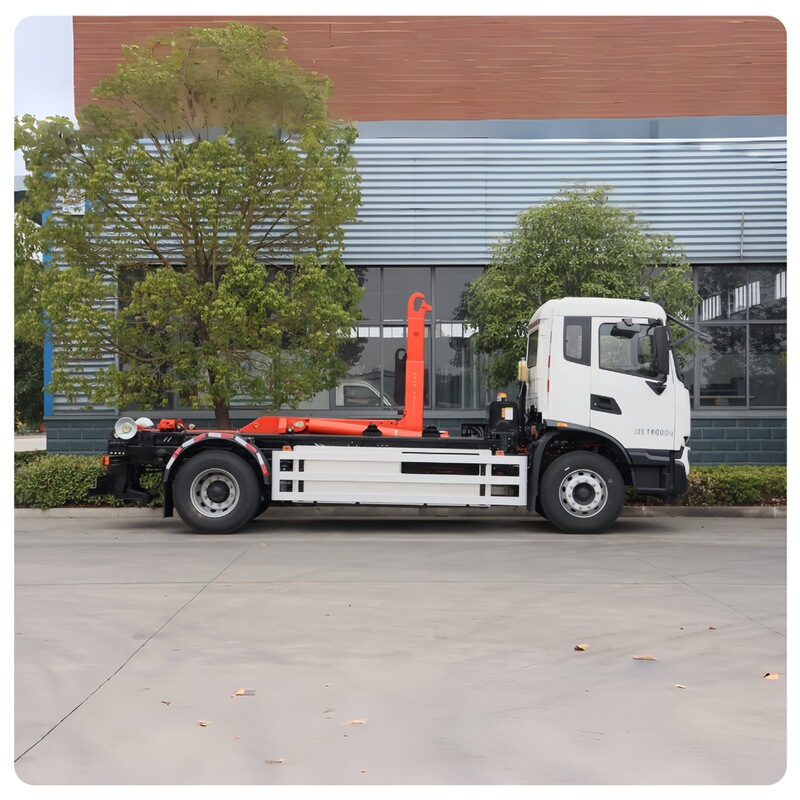 Farm Waste Hook-Boom Garbage Truck, Detachable Container Garbage Truck, Anti-Seepage Waste Transfer Special Vehicle Farm Waste Hook-Boom Garbage Truck, Detachable Container Garbage Truck, Anti-Seepage Waste Transfer Special Vehicle