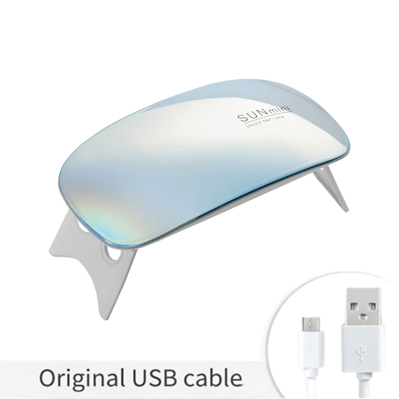 SUNMINI pequeña lámpara de arte de uñas Mini lámpara de ratón Esmalte de uñas pegamento para hornear Lámpara de fototerapia UV máquina de mano LED máquina de arte de uñas