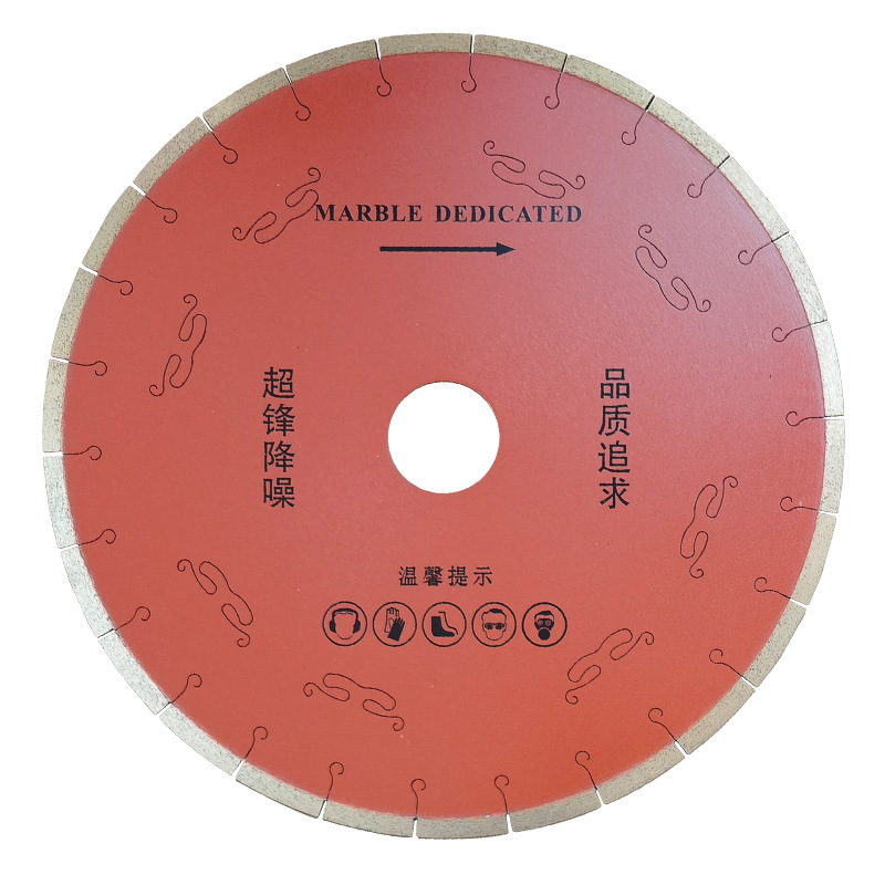 直径350鱼钩纹大理石锯片锋利不崩边厂家直销大理石人造石切割片