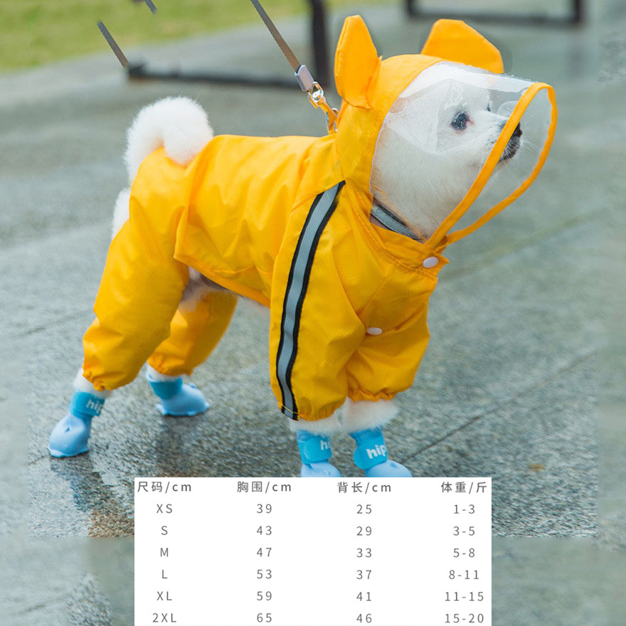 노란 곰 (비옷-towable)