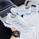 2024 New Tall Running Men's Sports Shoes Men's Summer Mesh Breathable Casual Little White Dad Men's Shoes