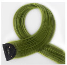 Gradiente orejas colgantes pelucón mujer verano pinch pelucón de color cabello largo extensión de cabello falso cabello colgante teñido pelucón