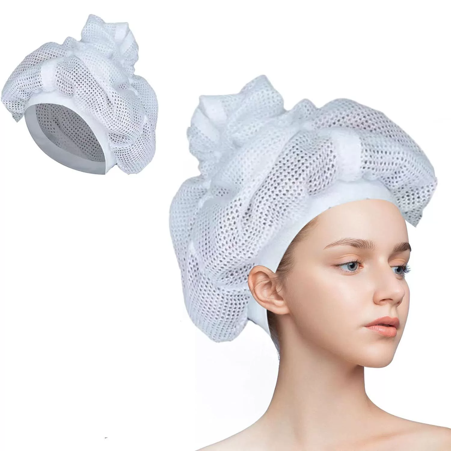 Amazon Net Plopping Cap для сушки вьющихся волос предотвращает сушку артефакт вьющихся волос