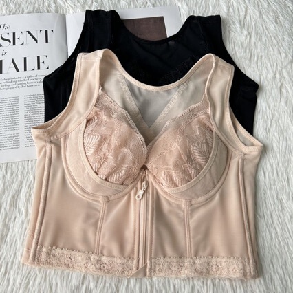 Beauty Salon Zipper Long Bra, Push-Up, Breast-Retracting, Waist-Retracting, Stomach-Supporting, Breast-Shaping, Sexy Anti-Sagging Thin Intimates Beauty Salon Zipper Long Bra, Push-Up, Breast-Retracting, Waist-Retracting, Stomach-Supporting, Breast-Shaping, Sexy Anti-Sagging Thin Intimates