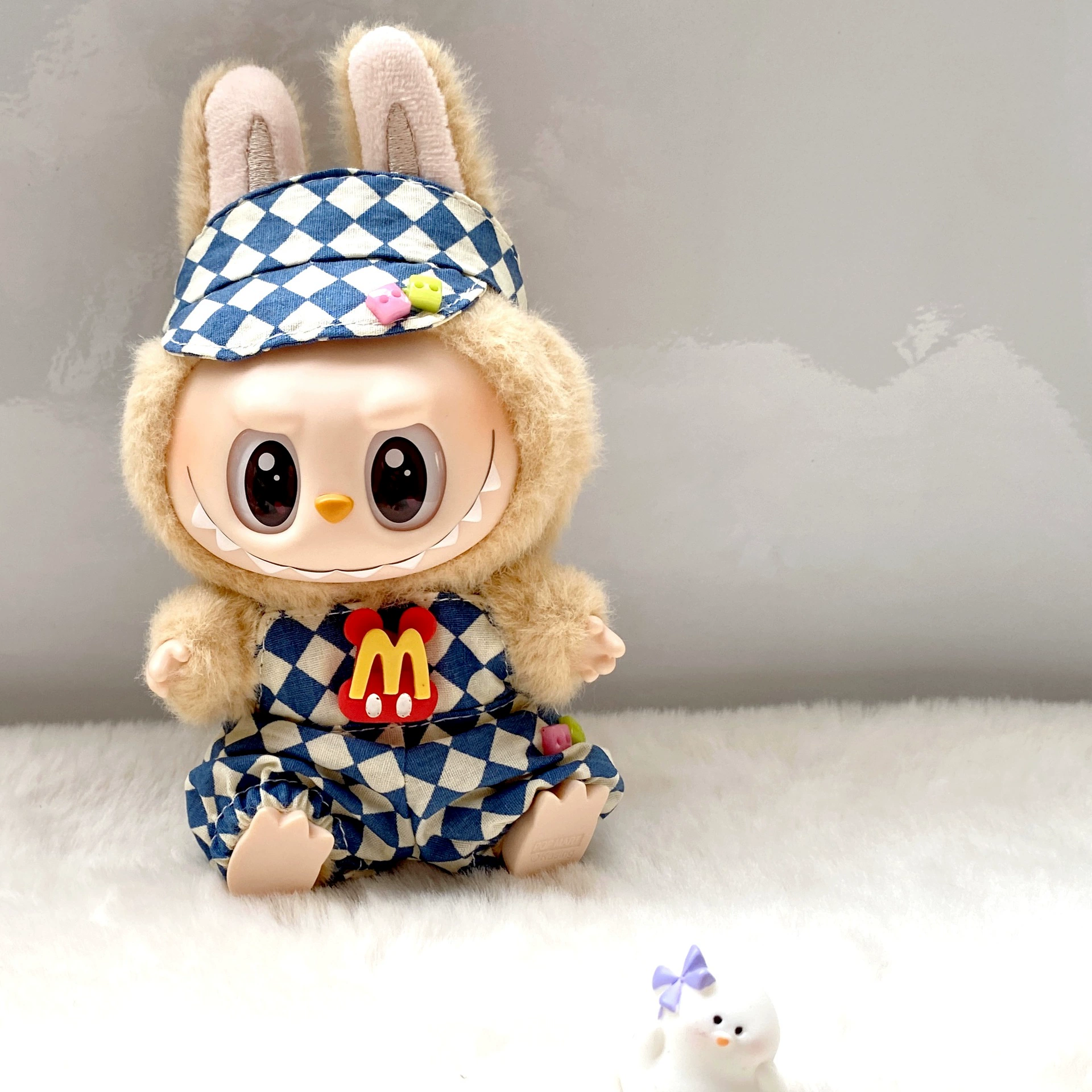 Doll plastic, overall for dressing up, second generation, children's clothing