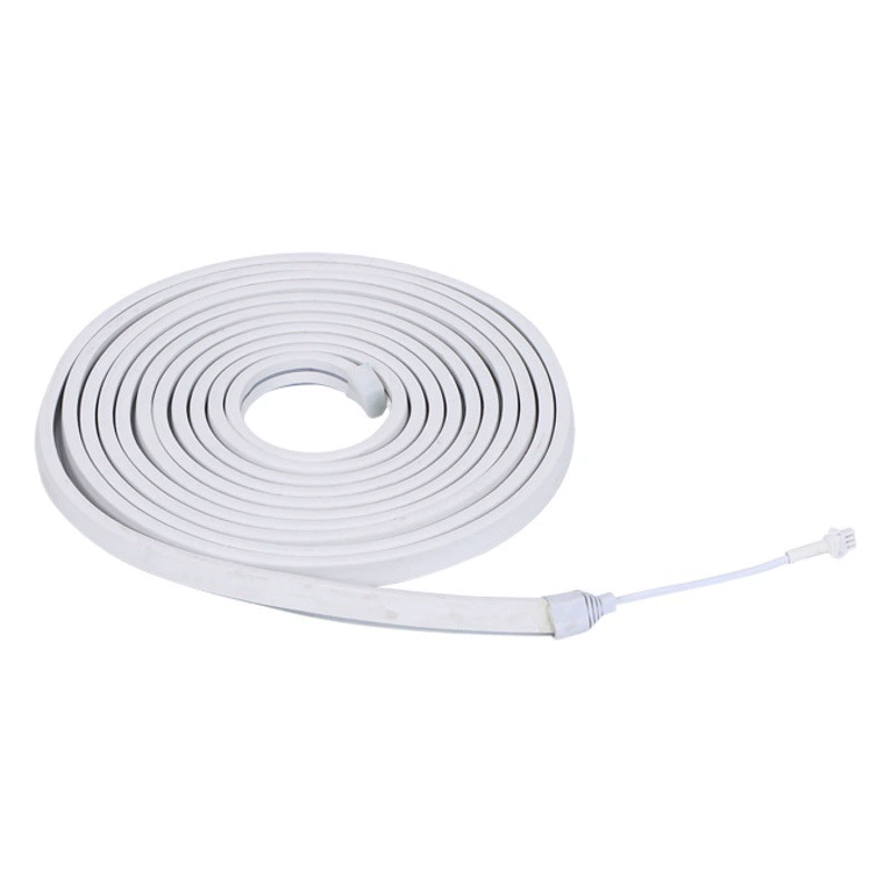 Светодиодная неоновая лента с цветной силиконовой подсветкой, водонепроницаемая, 12В, низковольтная, гибкая, для наружного освещения, с возможностью индивидуальной настройки.