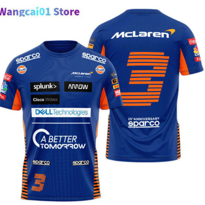 F1 レーシングバイクスーツライディング Tシャツ通気性速乾ラウンドネック半袖 Tシャツオフロードワークシャツ|undefined