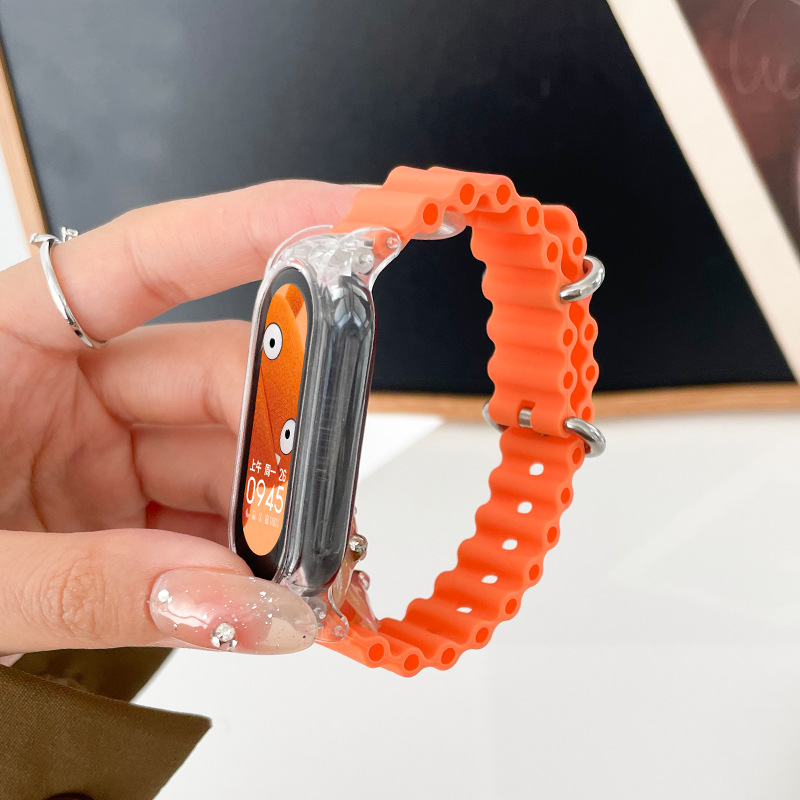 주황색 + 투명 쉘