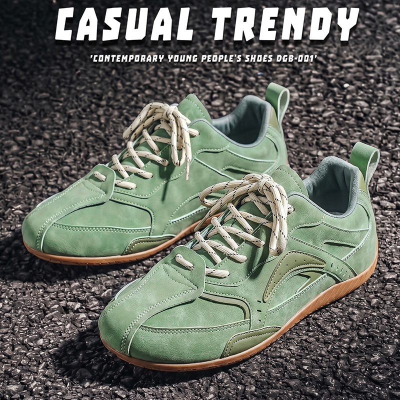 Retro Sports Shoes for Men, Flat-Soled, Soft-Soled, Lightweight, New Spring Style, Breathable, Versatile, Front-Tie German Training Shoes Retro Sports Shoes for Men, Flat-Soled, Soft-Soled, Lightweight, New Spring Style, Breathable, Versatile, Front-Tie German Training Shoes