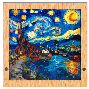 Cross-border City Alien Puzzle Star Night View Puzzle Fun Gift for Kids Puzzle Toy A22