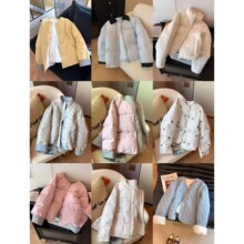 韩系温柔立领短款加厚棉服女冬2025新款棉衣减龄保暖夹棉外套批发