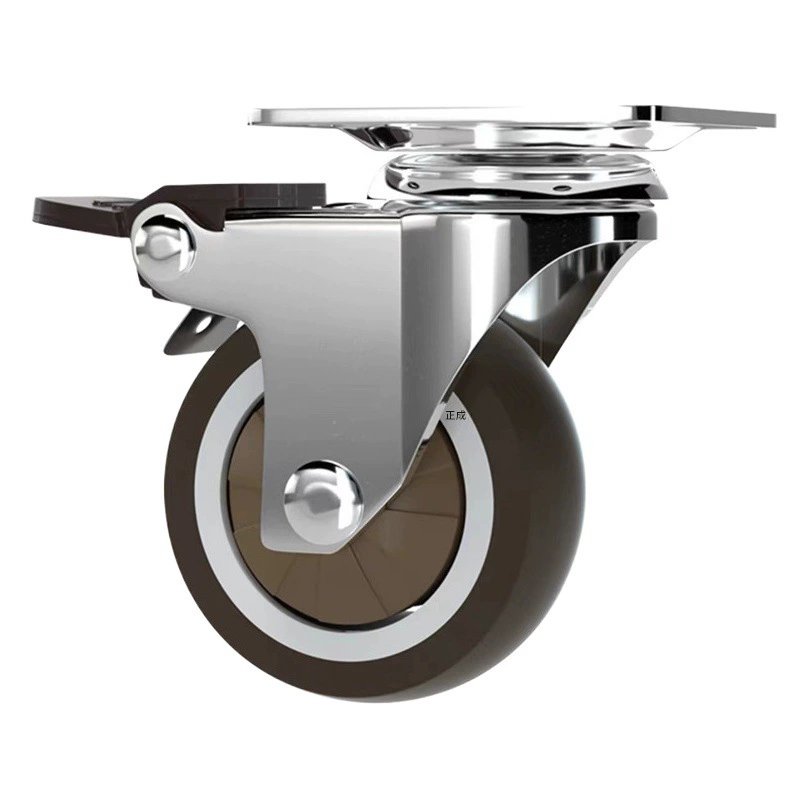 TPR ролик бесшумный мебельный универсальный колесо 1.0-3inch колесо универсальный маленький шкив направленное колесо универсальный руль мобильный