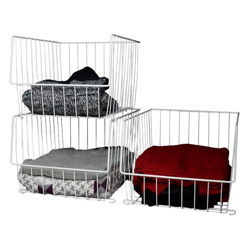 Подвесная сумка для хранения в шкафу Подвесная корзина для хранения Полка для одежды Многослойная перегородка Стеллаж для хранения Шкаф Отделка одежды