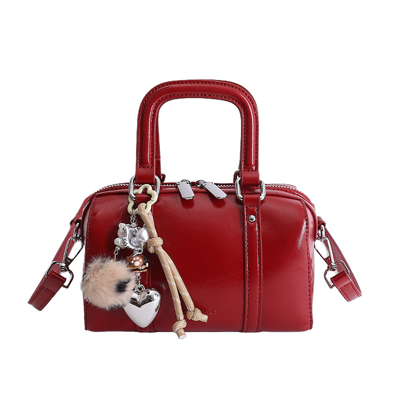 Bolsa de almohada de nicho de textura femenina 2026 nuevo tipo de mochila portátil de moda coreana simple bolso de viaje diario image 15