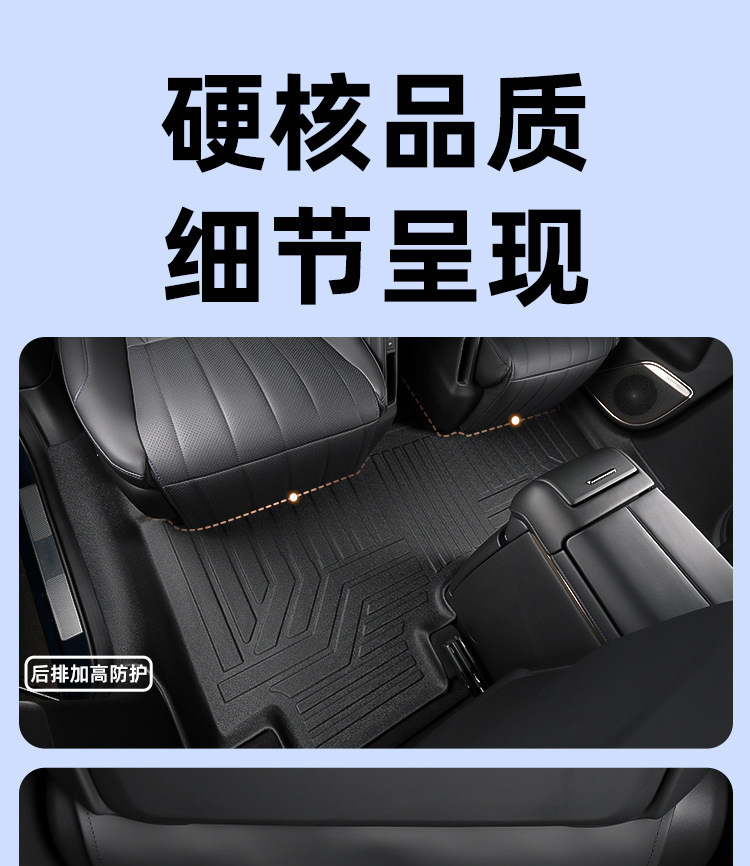 Suitable for Jietu Zongheng G700 Floor Mats Tpe2025 New Six-Seater Car Accessories Tpe Car Floor Mats