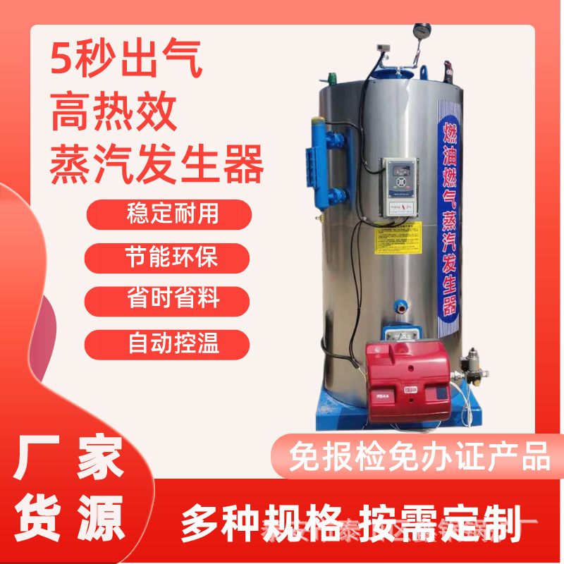 燃气蒸汽发生器 全自动控制燃气蒸汽锅炉  煮豆浆豆制品锅炉