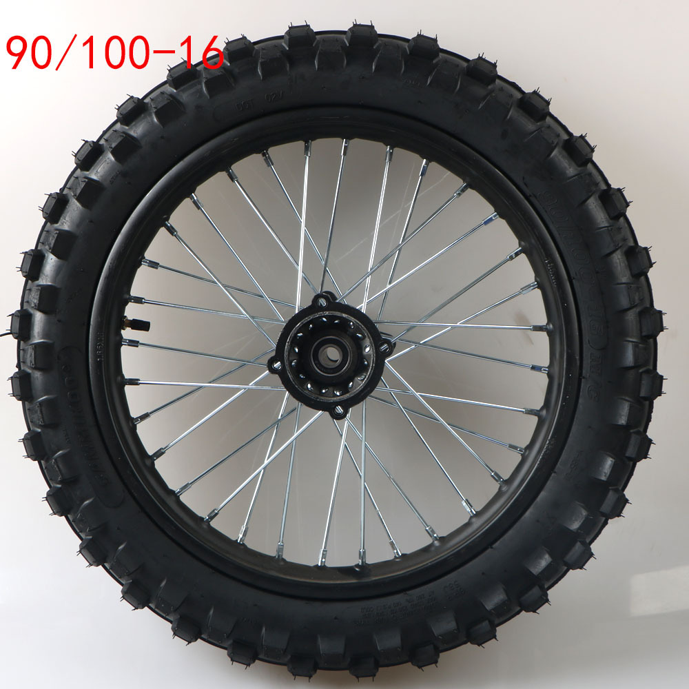Off-road motorcycle wheels 90/100-16, thickened version, shipped in a thickened cardboard box