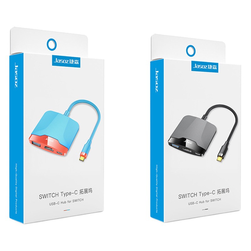 Tipo C a HDMI estación de acoplamiento Nintendo Switch proyector HUB tres en uno 4K convertidor de vídeo PD