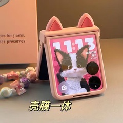 Xiaomi mixflip2 女性用携帯電話ケース、シンプルでクリエイティブな Honor MagicVFlip 折りたたみスクリーン保護カバーに適しています。