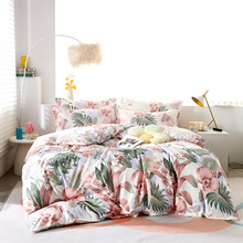 爱飞扬家纺优质斜纹铂金棉四件套床单被套床上用品床笠外贸三件套