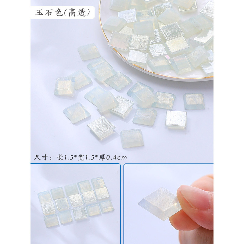 马赛克冰玉瓷玉多彩水晶玻璃手工diy材料散粒拼贴批发|undefined
