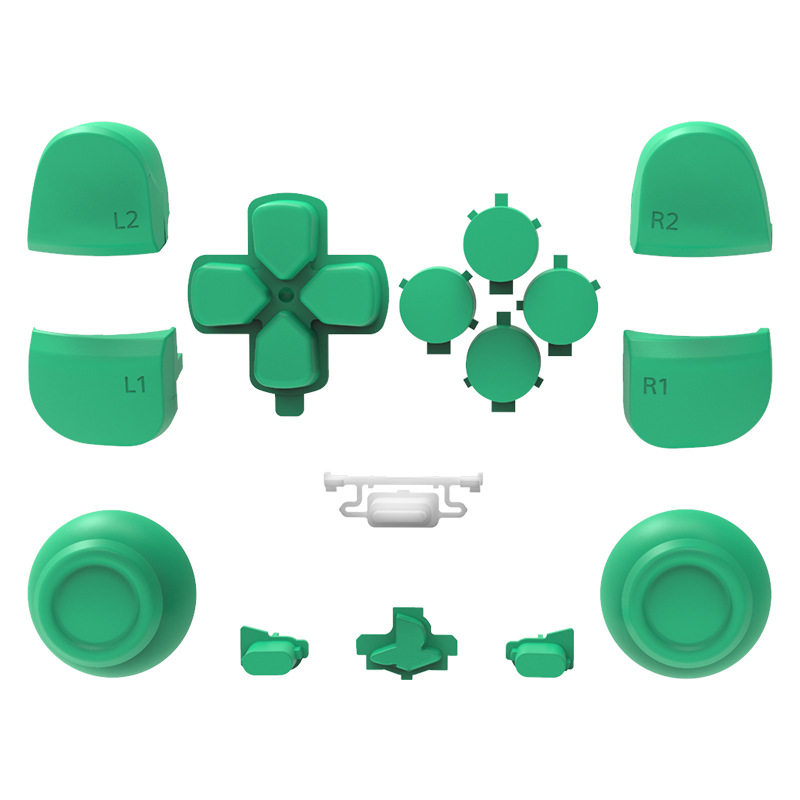 Aplicable PS5 mango Shell material de cáñamo superficie botón PS5 mango reemplazo Shell accesorios P5 mango Botón de reparación de reemplazo