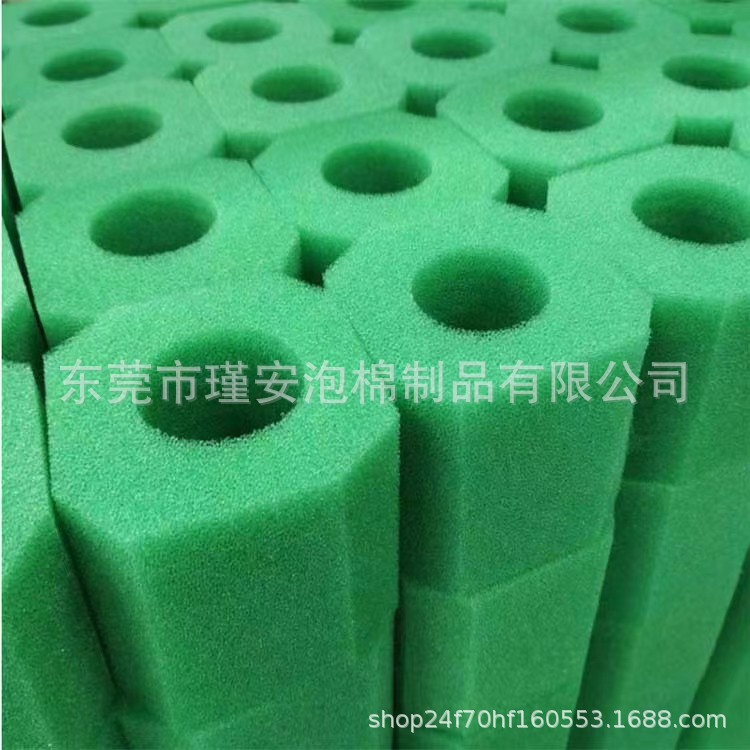 供应绿色过滤海绵管柱子 过滤棉滤芯适用V1S1 游泳池海绵管过滤棉