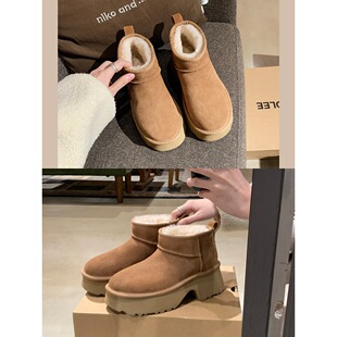ɣ��ţƤ��ë������~miniѩ��ѥŮ����������ů7cm���߶�Ͳ��ѥ