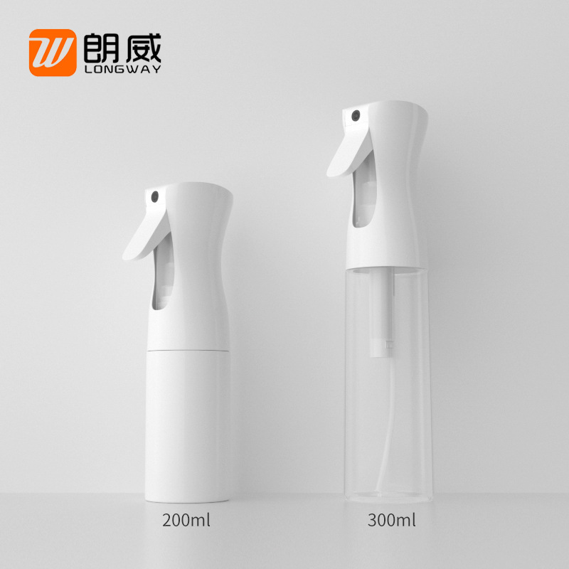 200ml300ml de alta presión de pulverización continua botella de alcohol desinfección regadera belleza peluquería hidratante niebla fina botella de pulverización