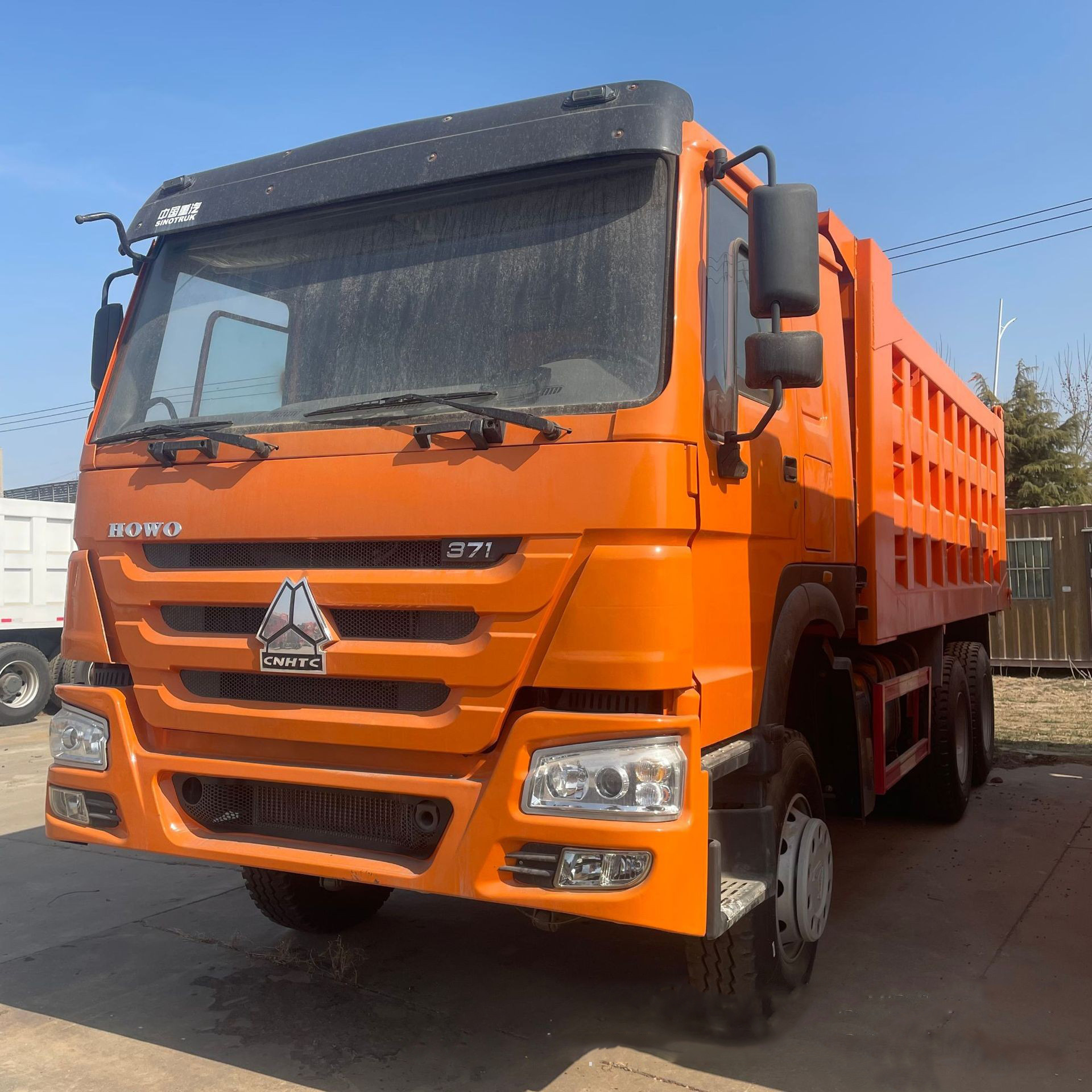 Sinotruk Howo Dump Truck Rear Eight-Wheel 6X4 Engineering Dump Truck Earth Transport Dump Truck