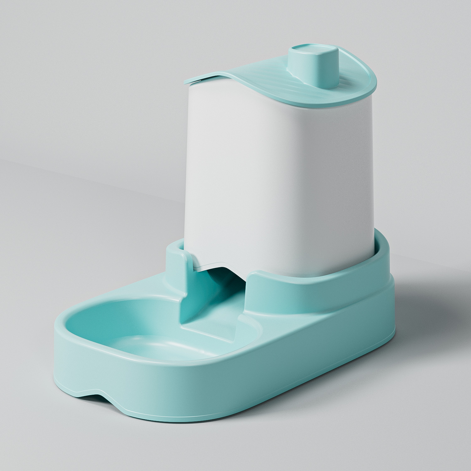 Hawo suministros para mascotas conjunto de alimentos para mascotas gato tazón para mascotas tazón de comida para gatos 3.8L gran capacidad para mascotas Alimentador automático