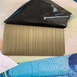 304不锈钢板 黑钛拉丝镜面板 201红古铜拉丝板 装饰用不锈钢板