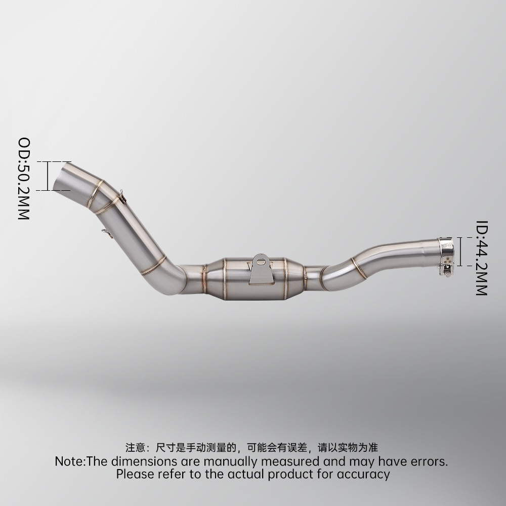 Motorcycle Exhaust Pipe Modification Chasing 500 Racing 550S Stainless Steel Middle Section R77 Carbon Fiber Tail Section Muffler