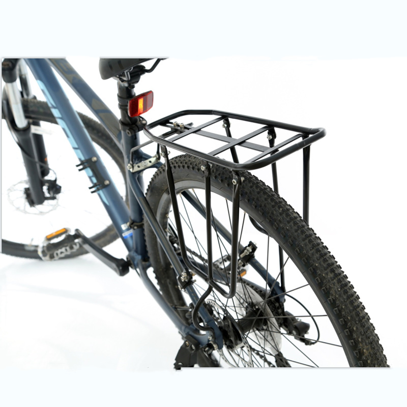 Estante de bicicleta de montaña freno de disco tripulado V freno vagón de montaña tubo de acero estante trasero de hierro