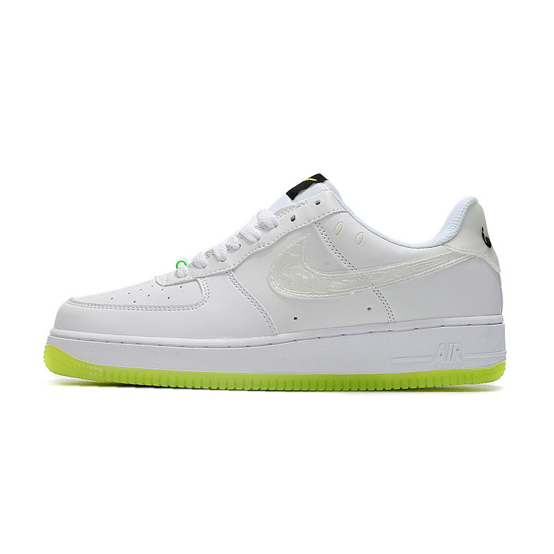 New Air Force One Men's and Women's Pure White Af1 Low-Top White Shoes, Official Sports and Leisure Sneakers, Putian Factory