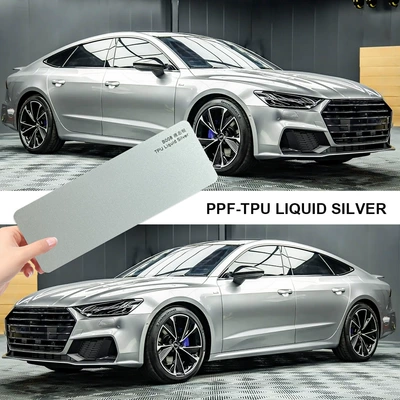 Axxpel Liquid Silver Tpu Car Auto Color Change Film