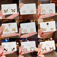 Серебряные серьги 925 пробы, жемчужные вставки, легкая роскошь европейский стиль, легкие