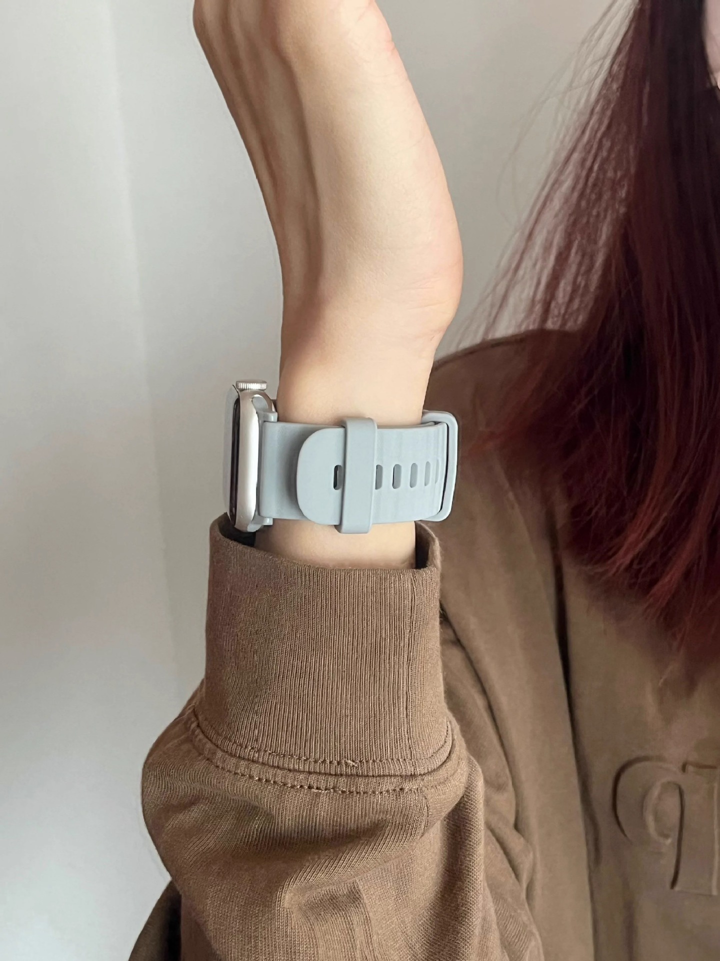 Adecuado para Apple Watch s8 correa de silicona de sentido avanzado nuevo iwatch10seultra9 creativo persianas SE