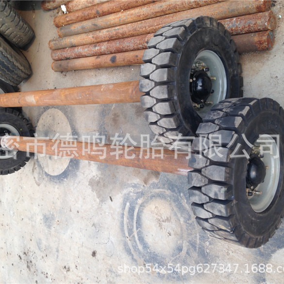 Neumático de la carretilla elevadora de la fuente 5.00-8 neumático sólido de la carretilla elevadora 4.00-8