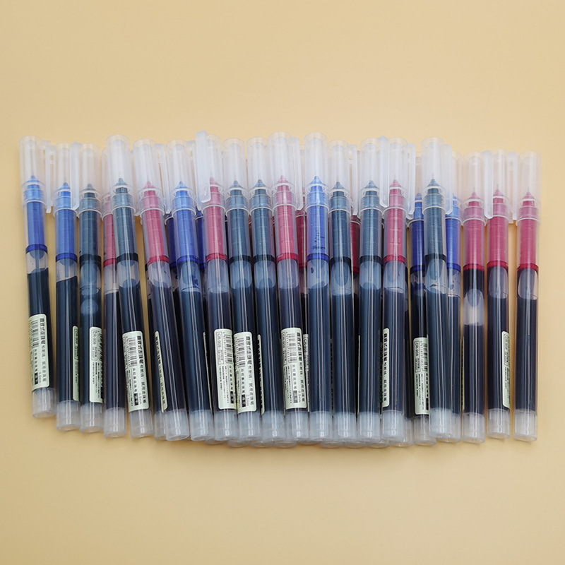 Direct Liquid Quick-Drying Gel Pen Large-Capacity Ball Pen 0.5 Student Needle Pen Brush Question Pen Office Carbon Pen