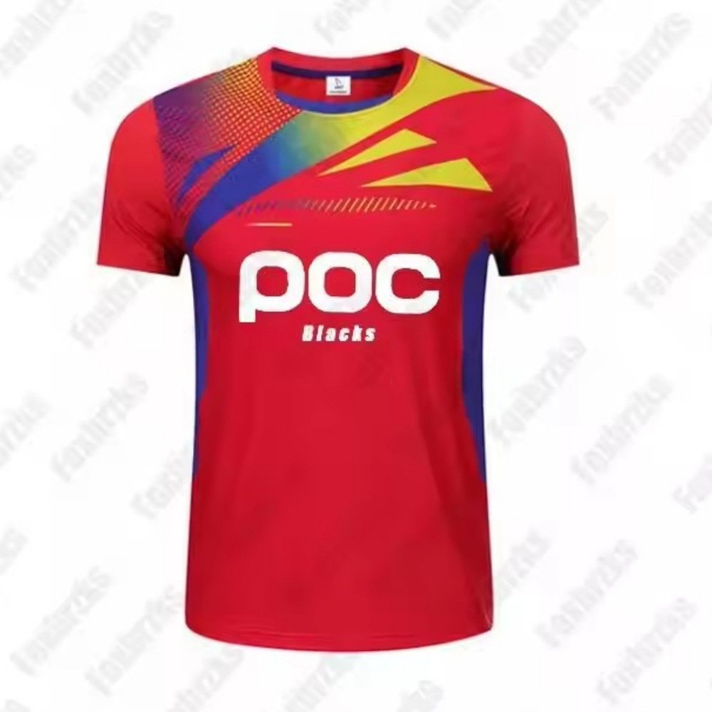 Poc Mountain Bike Downhill Clothing Cycling Clothing Short-Sleeved T-Shirt Summer Off-Road Motorcycle Clothing Breathable and Quick-Drying