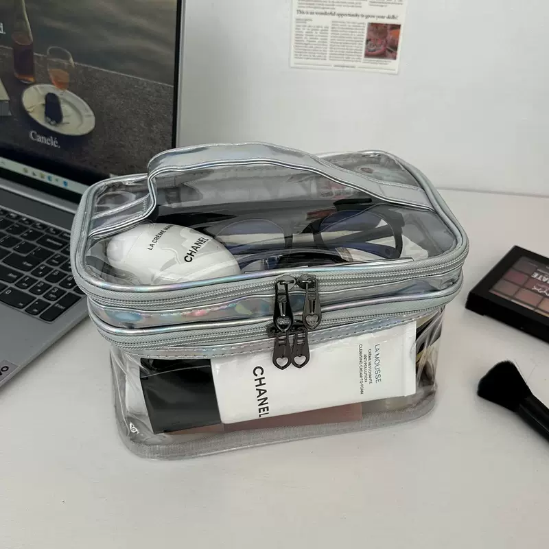 Waterproof cosmetic bag, capacious shoulder bag, storage bag
