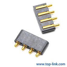 [現貨]top-link 4PIN側接式pogopin連接器10.0*4.4*1.9-2.5彈簧針