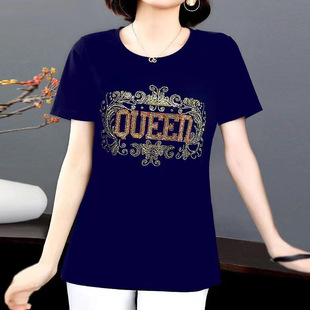 Fashionable trend comfortable breathable T-shirt for leisure, Korean style, bright catchy style, oversize, loose fit 2