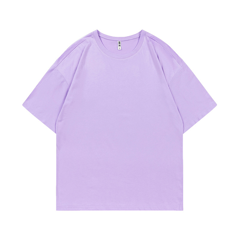 Marca de moda de algodón de manga corta camiseta de cuello redondo ropa de clase camisa cultural camisa publicitaria ropa de trabajo ropa de trabajo impresión personalizada patrón de logotipo