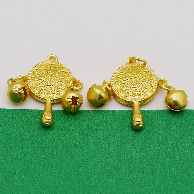 Golden beanbag, pendant, accessory, DIY