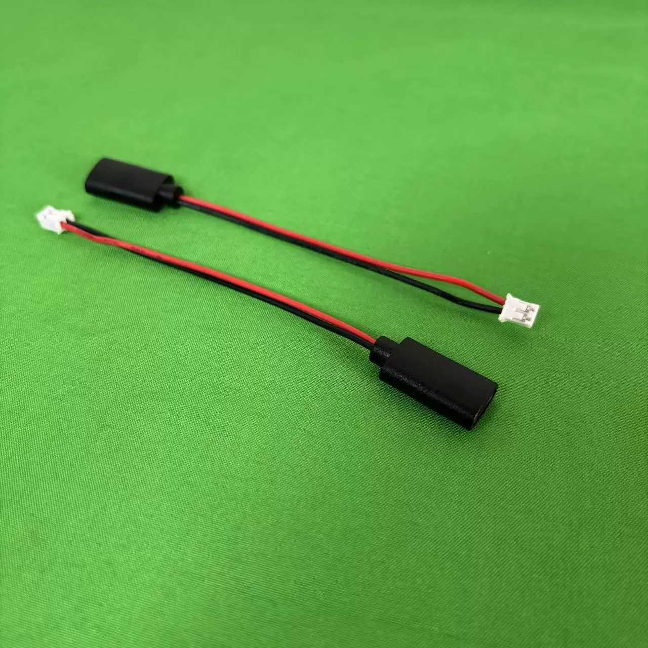 厂家直供黑色typec母头线PH2.0端子线转接电源线 TYPEC母座充电线